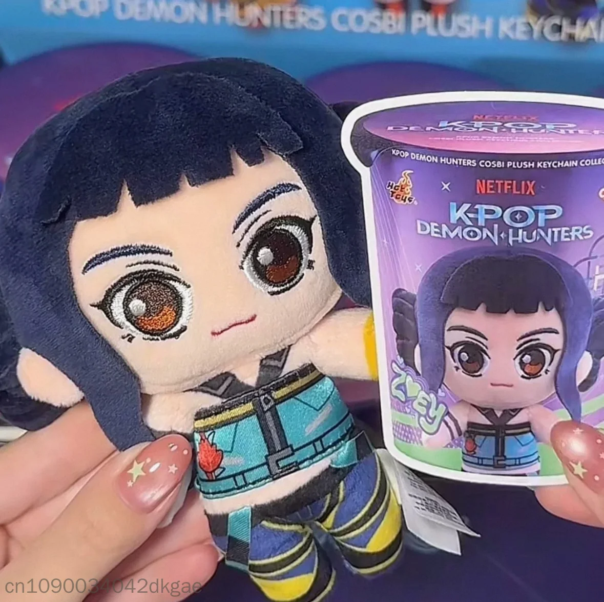 Фото Новинка 2026: Оригинальные фигурки Hot Toys Cosbi Kpop Demon Hunters в слепых коробках, мини-фигурки, брелоки, подвески Rumi, Mira, Zoey, Jinu, Derpy – подарок №5