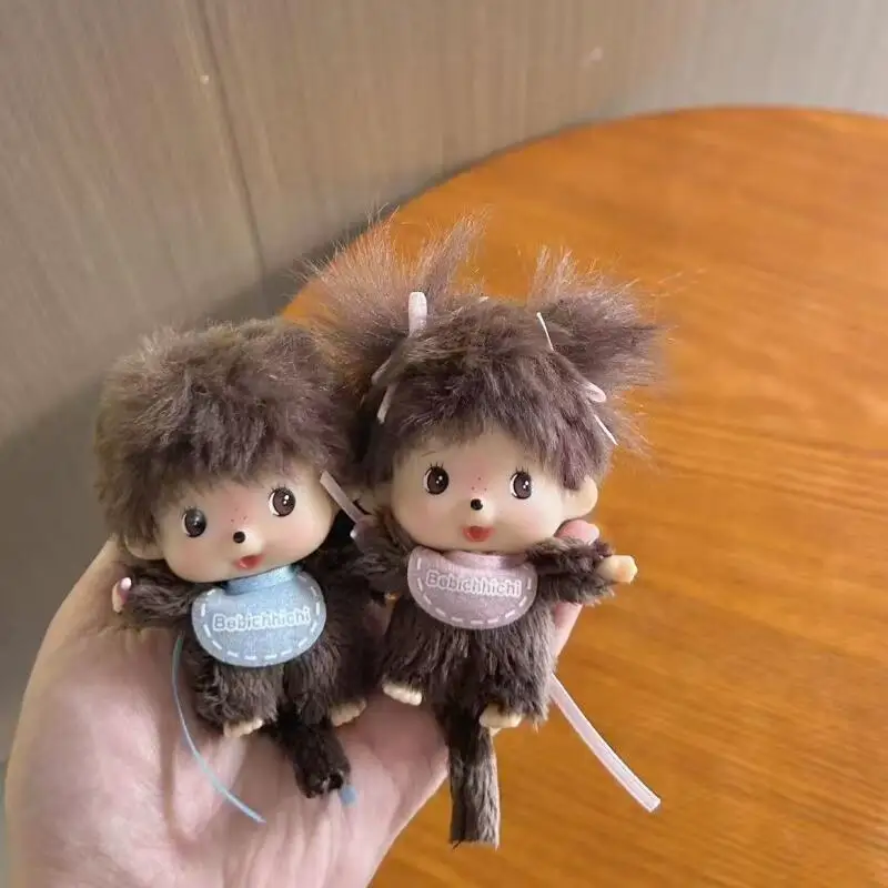 Фото Мультяшная плюшевая игрушка Monchhichi из серии Cross Dressing, кукла с наполнителем из ПП хлопка, брелок-подвеска для декора рюкзаков девочек №1