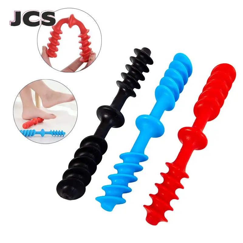 

Массажер для ног, акупунктурный массажный ролик для снятия боли в спине и своде стопы, инструмент для физиотерапии и улучшения здоровья