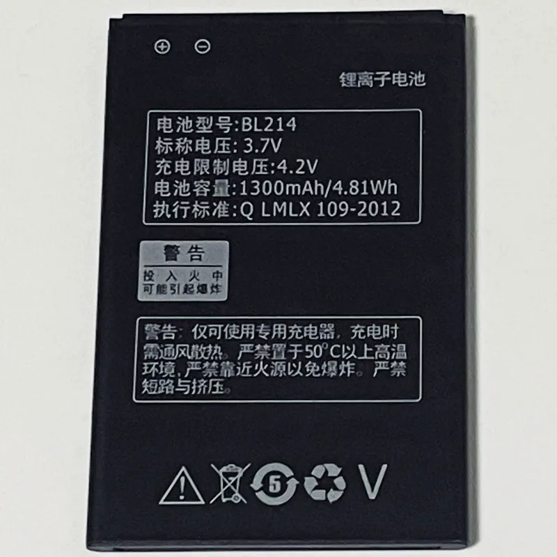 Аккумулятор 3 7 в 1300 мАч BL214 для Lenovo A278T A365E A308T A369 A318T A380e A385E BL203 |