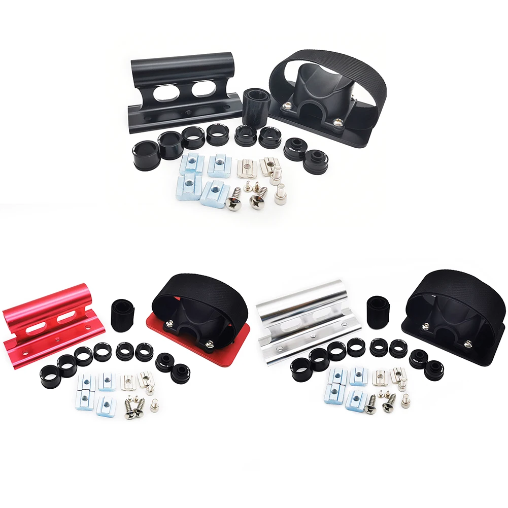 

Aluminum Alloy Bicycle Storage Transportation Front Fork Block Mount Rack Quick Release Thru Axle Carrier Fixing Clip Clamp Hold