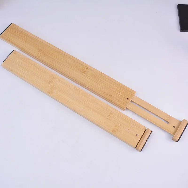 Бамбуковые Перегородки Для Кухонных Ящиков Регулируемый Выдвижной Органайзер