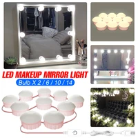 led bathroom mirror with lights makeup tables lamp usb hollywood vanity light for dressing room decoration mirrors led wall lamp