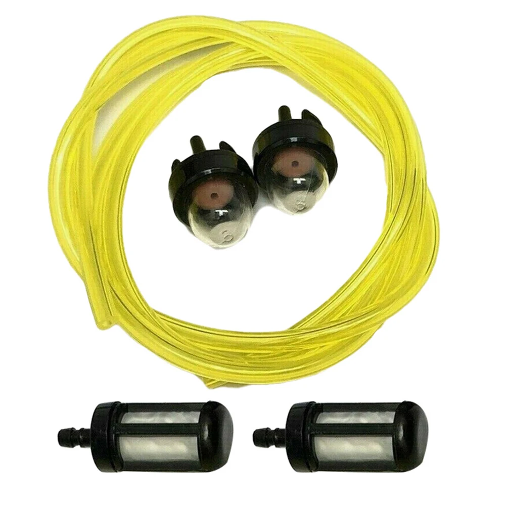 

Durable Fuel Line Pipe And Filter Kit For Chainsaws Strimmers Home Garden Tool Parts Brushcutter Replacement For Lawn Mowers