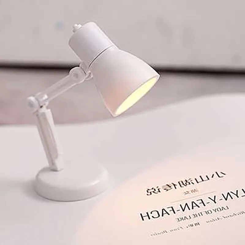 

Creative small book light bedroom small night light mini book clip light eye protection table non plug-in quick Lam