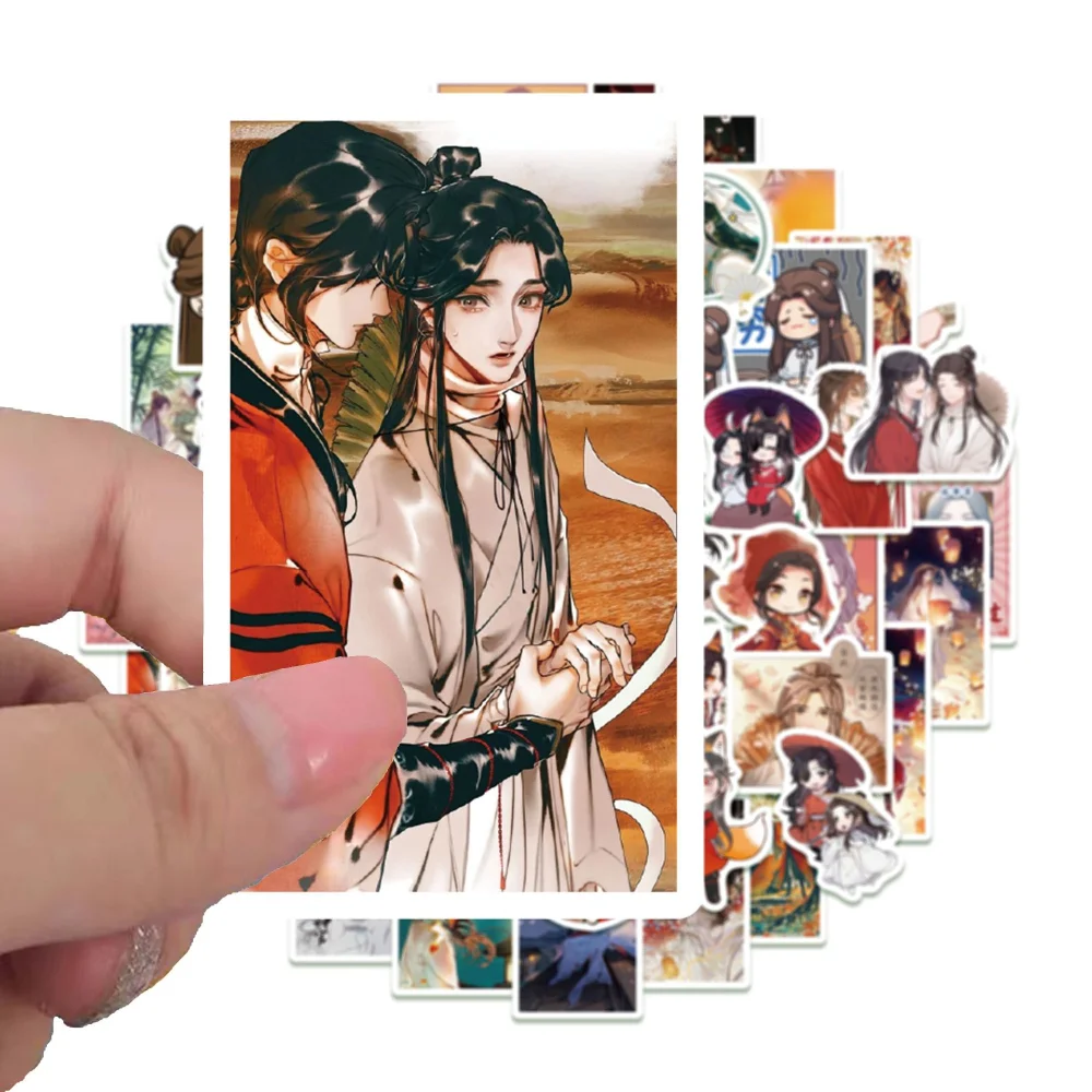 

10/50pcs The Untamed Heavenly God Blesses The People Sticker Xiao Zhan Scrapbooking DIY Diary Album Label Stickers