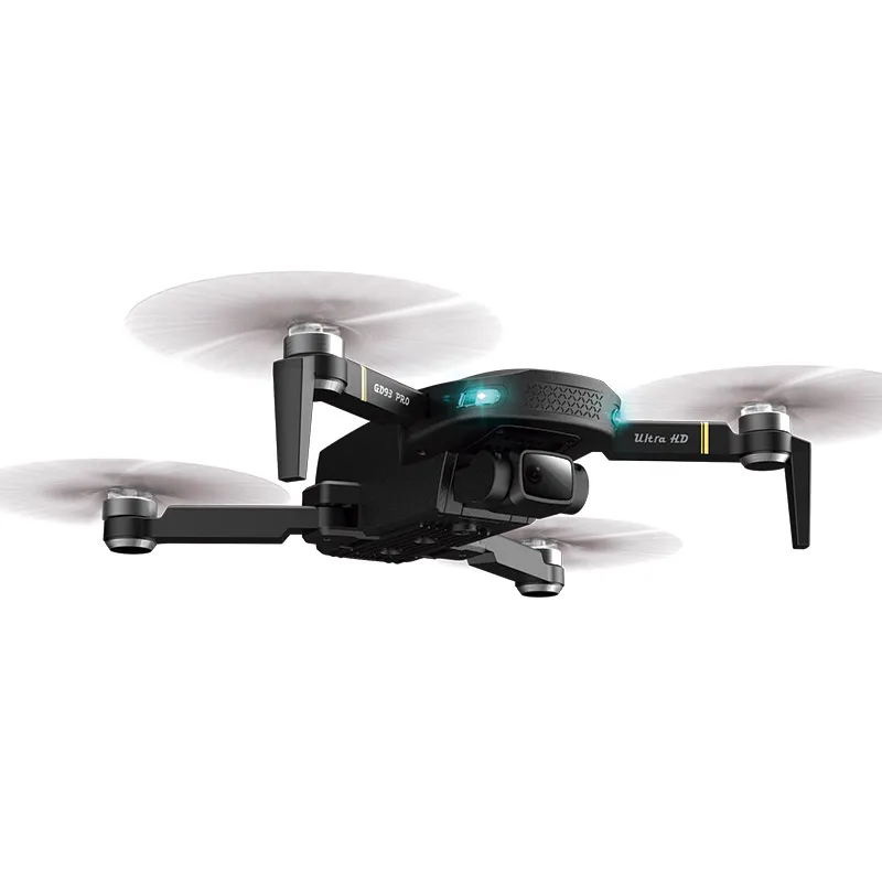 Дрон GD93 PRO 4K HD для аэрофотосъемки Квадрокоптер с GPS и ESC Радиоуправляемый