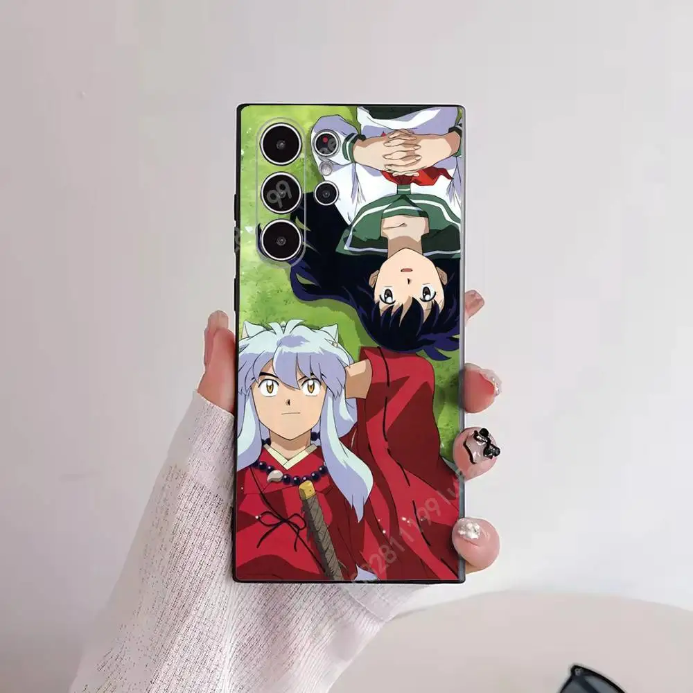 Фото Чехол для телефона с изображением аниме I-Inuyasha K-Kikyo для Samsung Galaxy S30 26 25 Ultra Plus S24 23 22 FE Lite S21 20, чехол из ТПУ №5