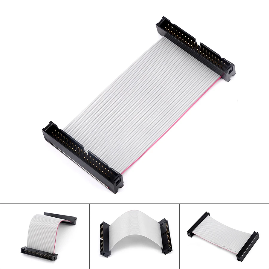 40-контактный штекер-гнездо IDE жесткий диск PATA HDD Удлинительный кабель плоский