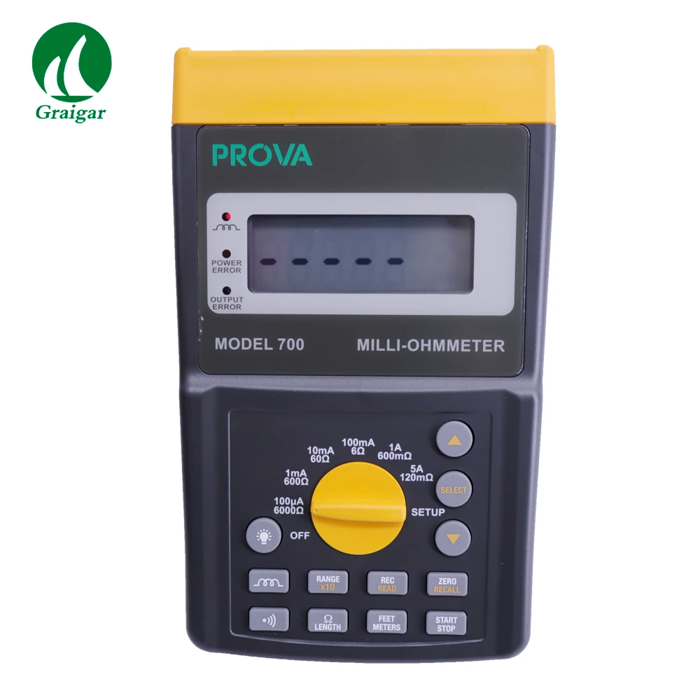 

PROVA-700 Milli Digital Ohmmeter Milli-Ohmmeter PROVA700 Accuracy 0.05%