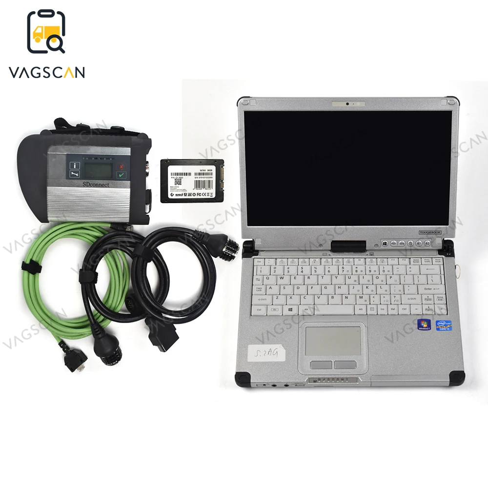 

Toughbook CF C2 2022.03 Version for MB SD C4 Connect Star Diagnosis wifi DTS Vediamo Car Truck diagnostic