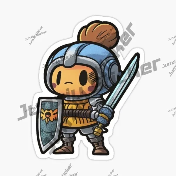 Воин Фэнтези ролевая игра Isekai наклейка УФ защищенная Водонепроницаемая для