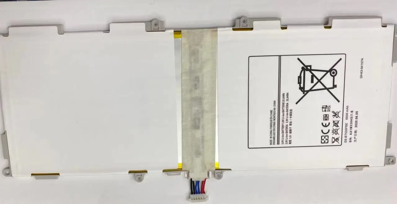 Новая батарея 6800 мА/ч фотоаккумулятор для планшета Galaxy TAB 4 10 1 дюйма T530 T531 T535 P5220