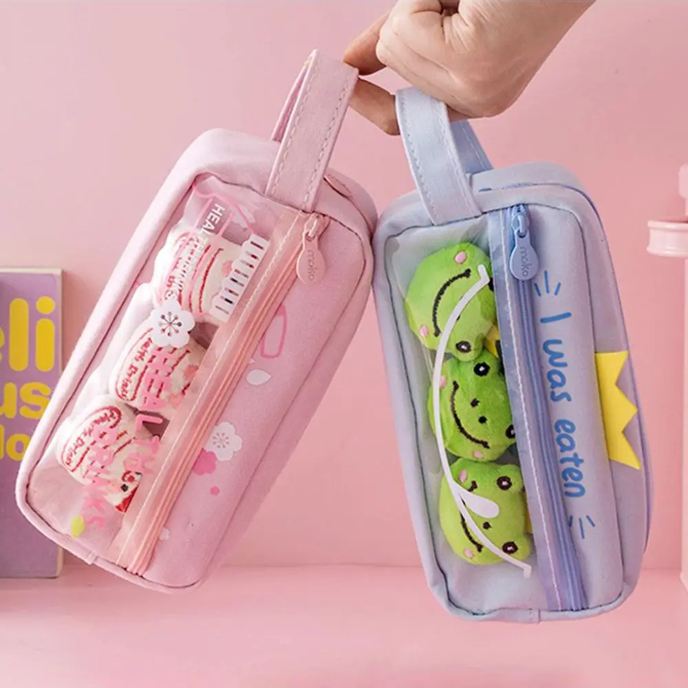 Bag Desk Storage Bags Kids Cute Animals Pencil Case School Stationery