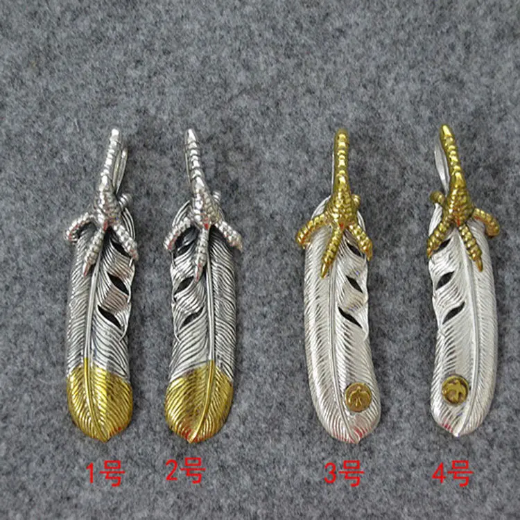 

Takahashi Kagura Goro Подвеска из стерлингового серебра с орлом и перьями аксессуары для ожерелья ювелирные изделия