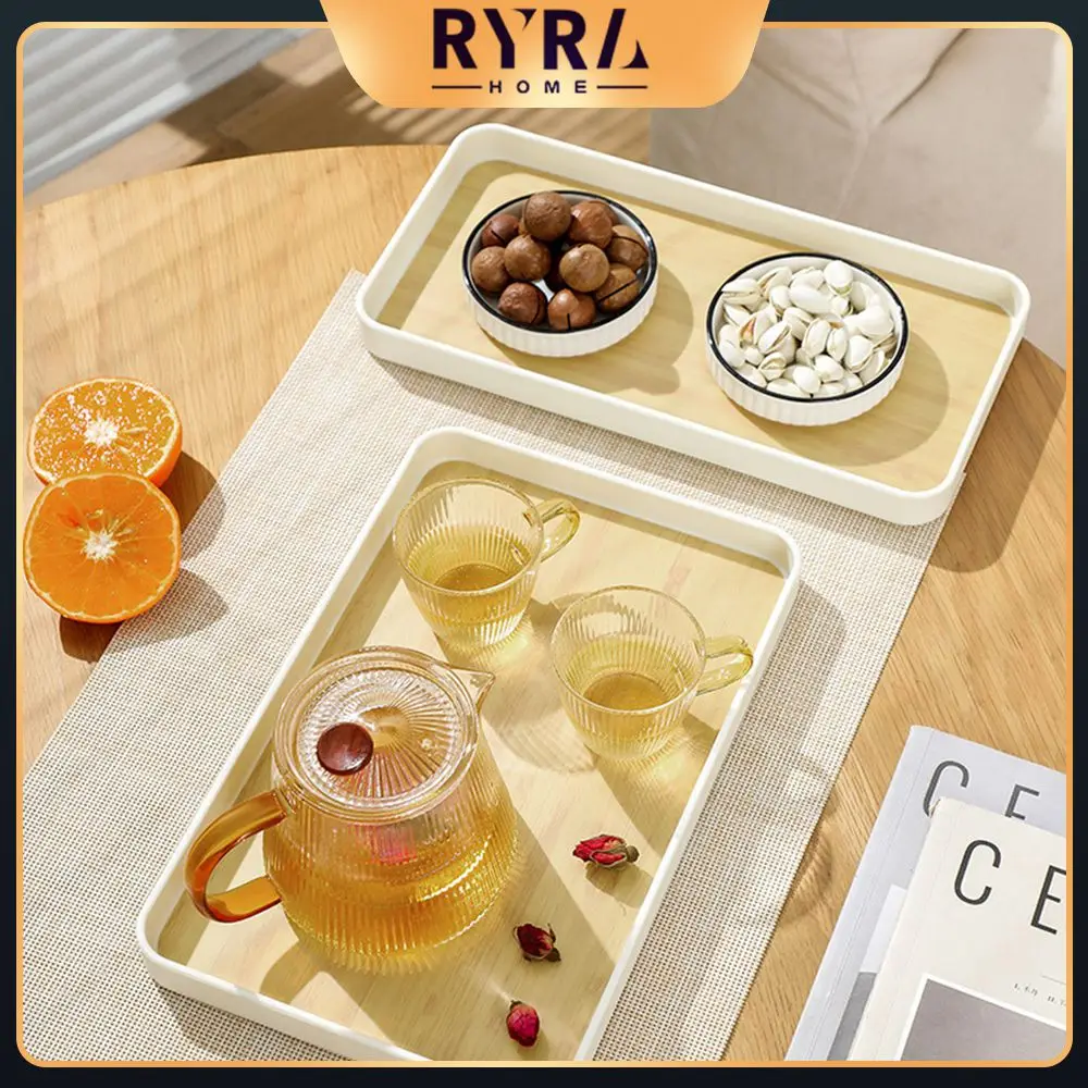 

Drainage Water Storage Tea Set Traditional Tea Tray Household Cup Trays Plastic Chinese Tea Room Ceremony Tool Tableware