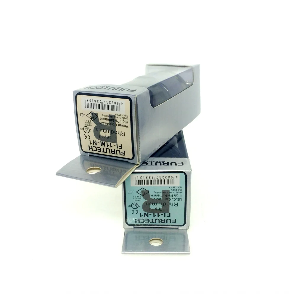 Вилка питания Furutech родиевый конец Schuko IEC 15A/125V 16A/250V Matihur