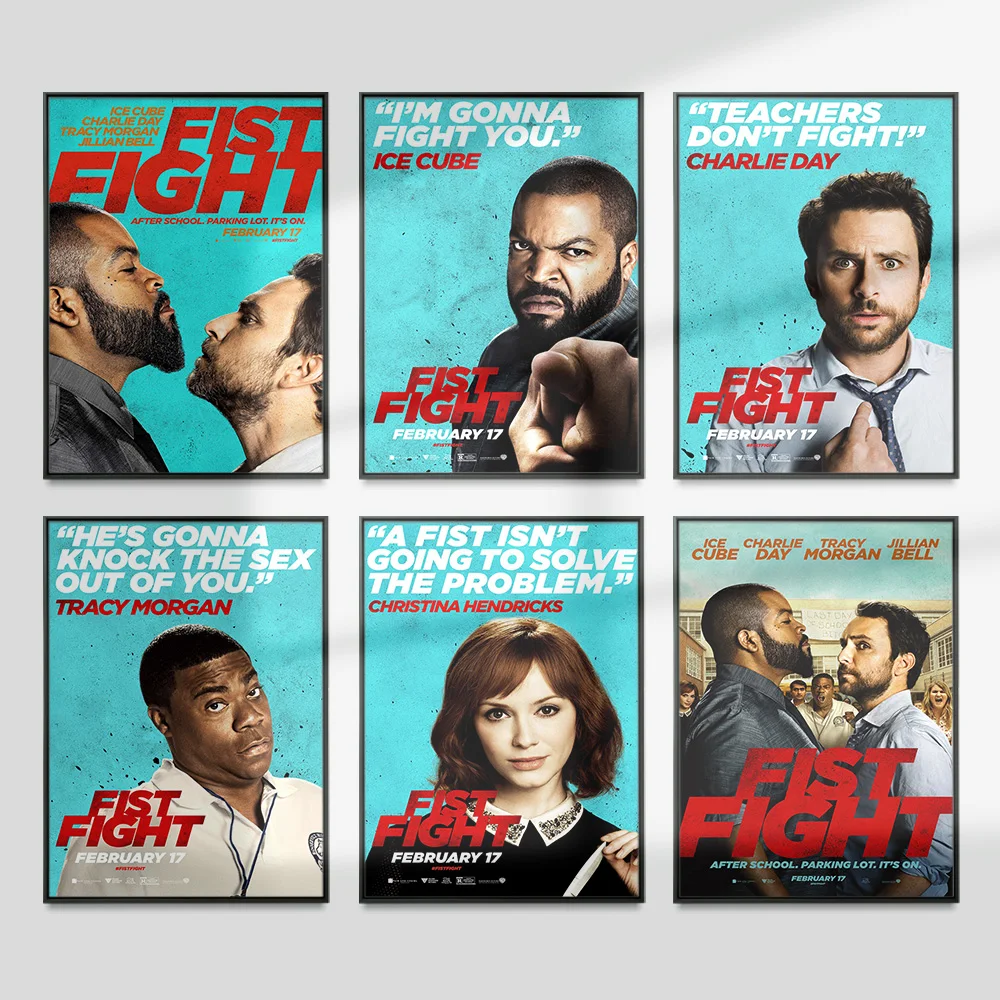 

Fist Fight Comedy Film Poster Modern Movie Print Art Canvas Painting Video Room Cinema Decor Wall Stickers