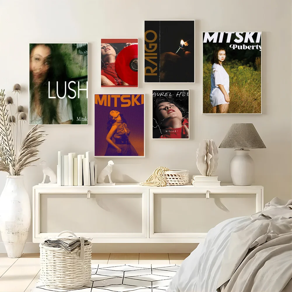 Альбом С Плакатом Singer Mitski First Love TV Girl - Напечатанный На Бумаге Настенный