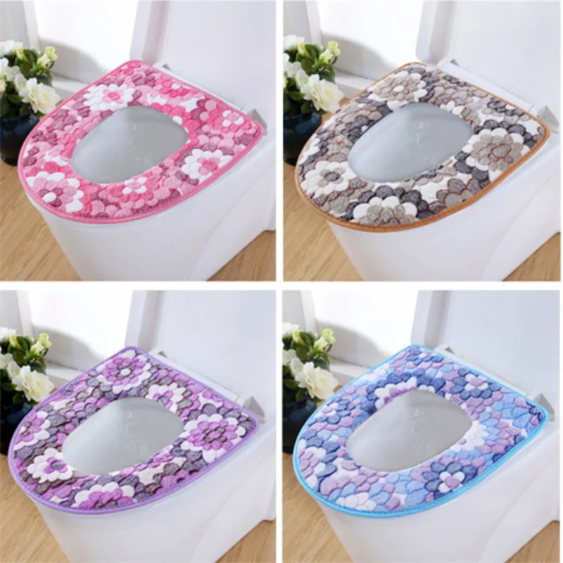 Универсальный Чехол На Сиденье Унитаза Толстый Зимний Домашний Ковер