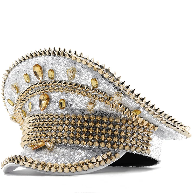 Головной убор в стиле стимпанк для мужчин и женщин стильная шапка милитари Sergeant