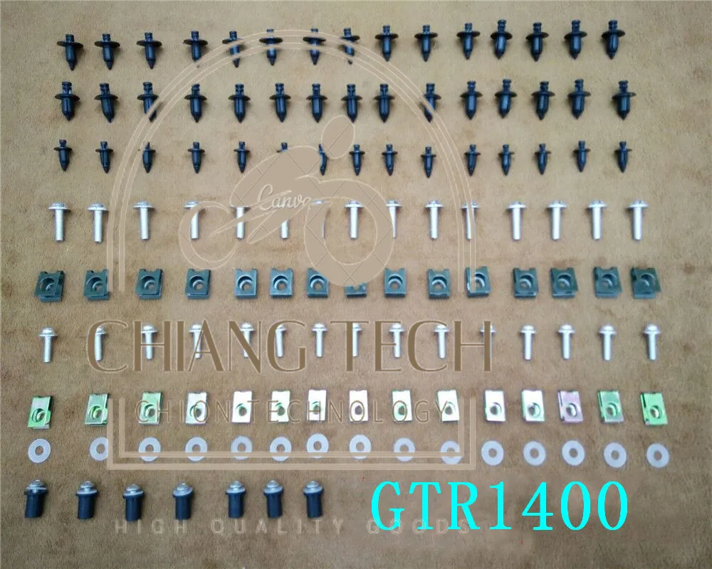 

Комплект винтов для кузова, для Кавасаки 2007-2017, GTR1400