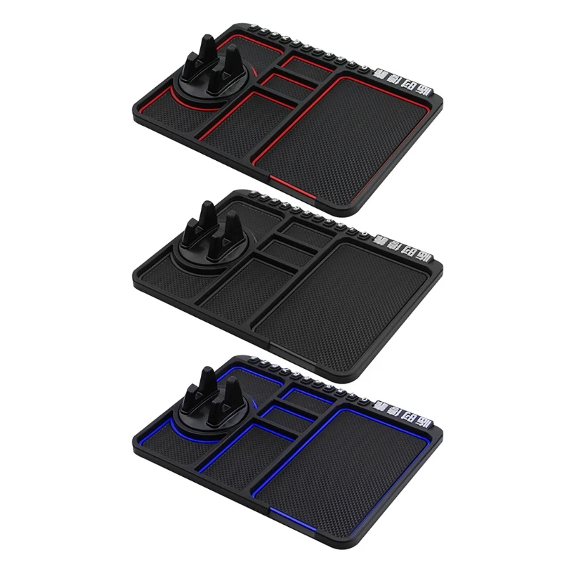 

Magic Car Dashboard Sticky Mat Anti Slip Pad Phone Holder For Keys Coins Sunglass Grip Pad Mini Parking Plate Drop Shipping