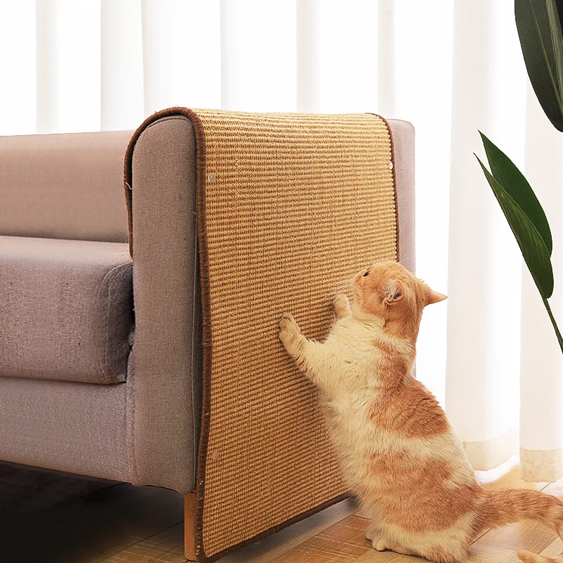 Cat Scratcher Sisal Mat Board Cat Scratch for Sharpen Nails Scraper Cats Tree Cat Toys Chair Table Sofa Mats Furniture Protector