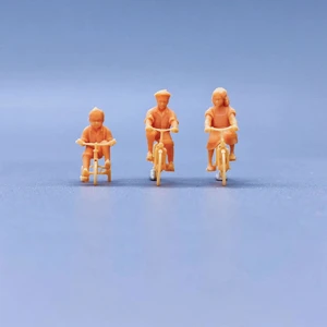Image for 1/64 1/43 Scale Model Resin Children Bicycle Child 