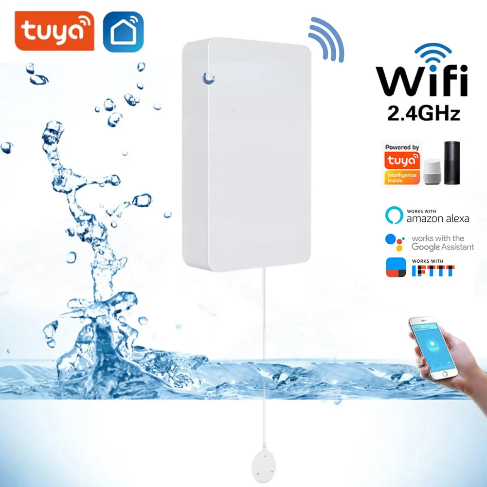 

Wi-Fi датчик утечки воды, детектор утечки, с приложением