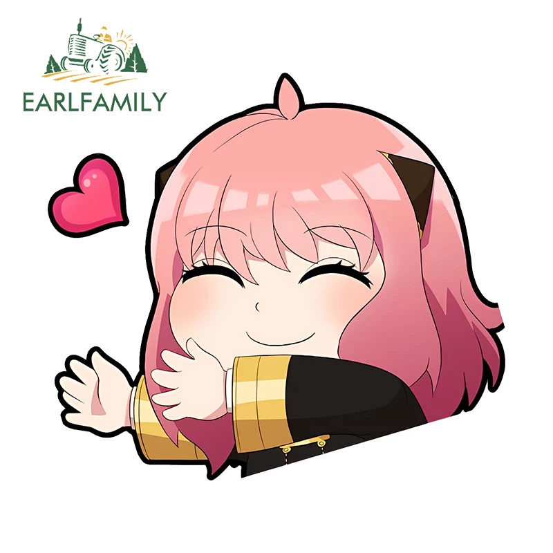 EARLFAMILY 13 см x 11 6 автомобильные наклейки Aniya Chibi наклейка с персонажами из