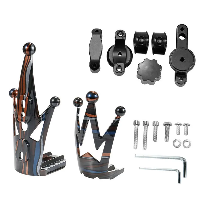 

Frpmt Adjustable Water Bottle Cup Cage for Cruiser Chopper Touring Motorcycle Bike Bicycle Sport Tour Custom