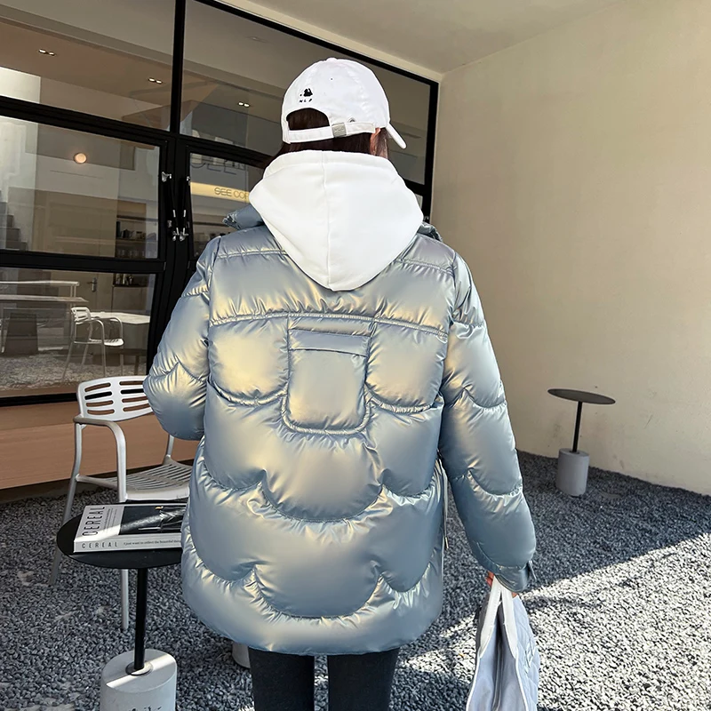 Women Winter Jacket Parkas 2022 New Fashion Youth Slim Stand Collar Casual Street Warm Autumn Winter Coat Female