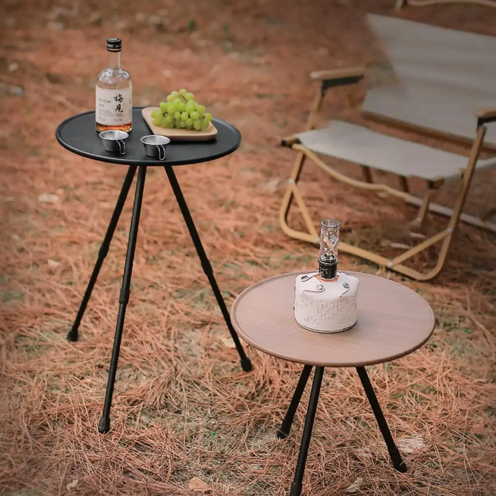 

Folding Min Round Table Outdoor Aluminum Alloy Table Portable Dining Picnic Table Camping Ultra-light Coffee Table New