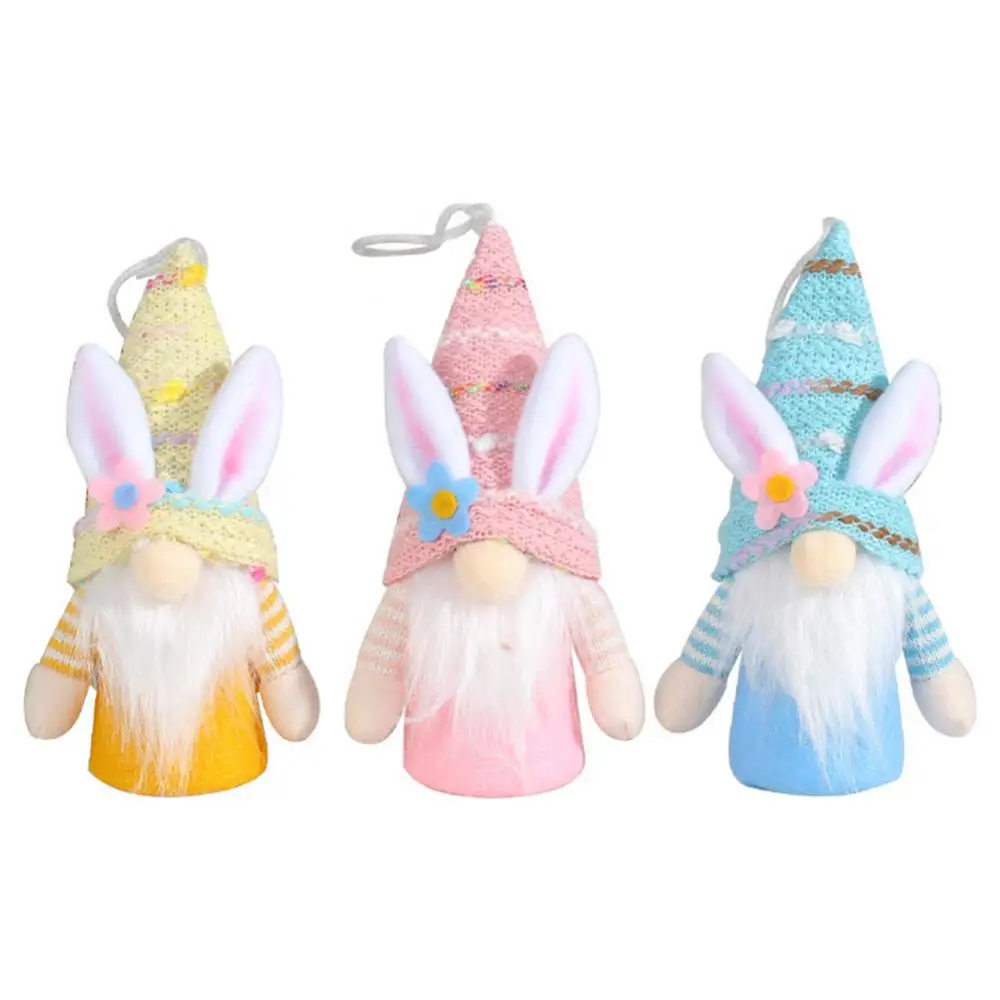 

Creative Festive Atmosphere Easter Shining Rabbit Creative Soft Skin Creative Dolls Easter Day Theme Design Easter Bunny Cute