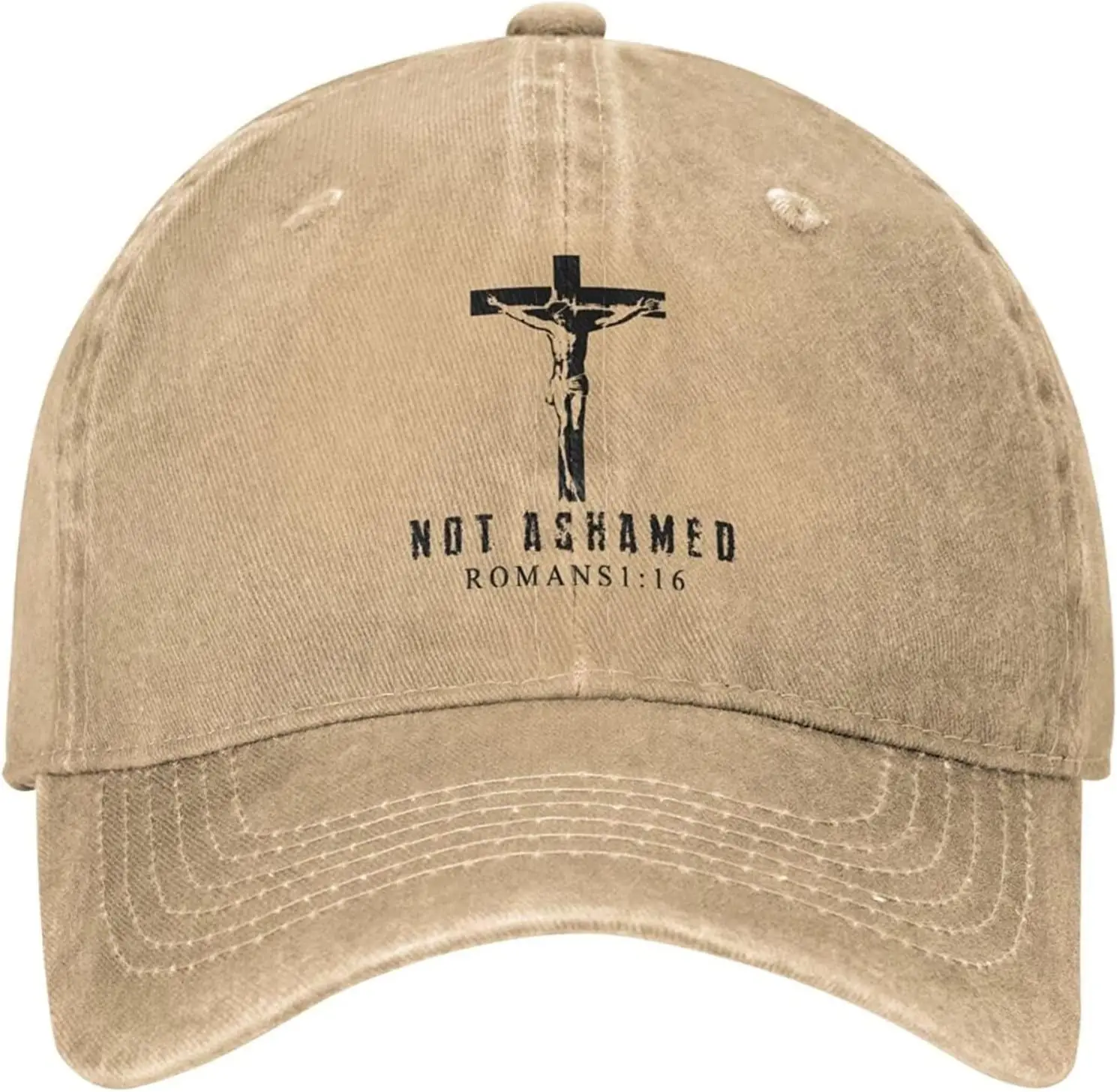 

Religious Christian Faith Jesus Retro Sports Denim Cap Adjustable Snapback Casquettes Unisex Plain Baseball Cowboy Hat