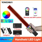 Цветной СВЕТОДИОДНЫЙ светильник Yongnuo YN360 III, YN360III, ручной, 3200-5500K, RGB, для видеосъемки с помощью приложения для телефона