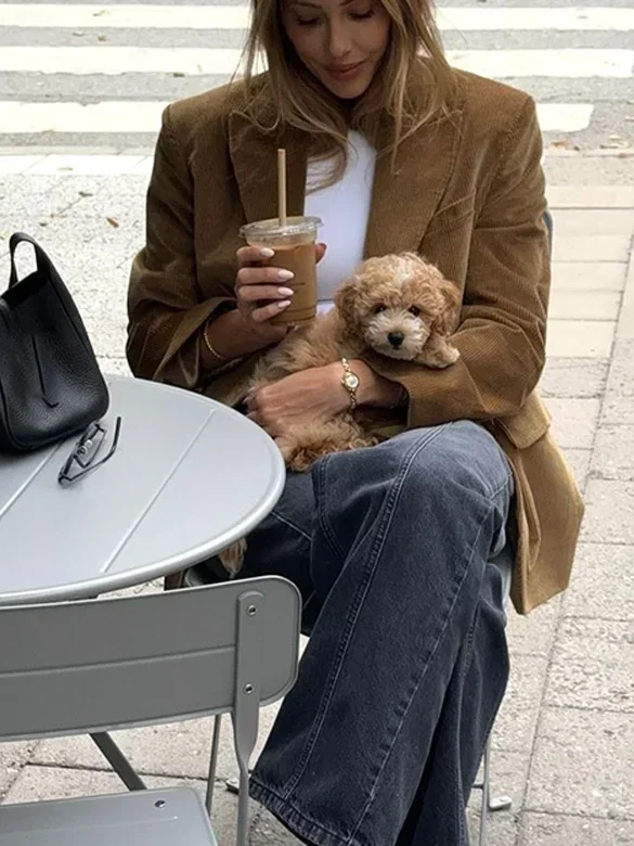 Женская Повседневная куртка с отложным воротником шикарная длинным рукавом и