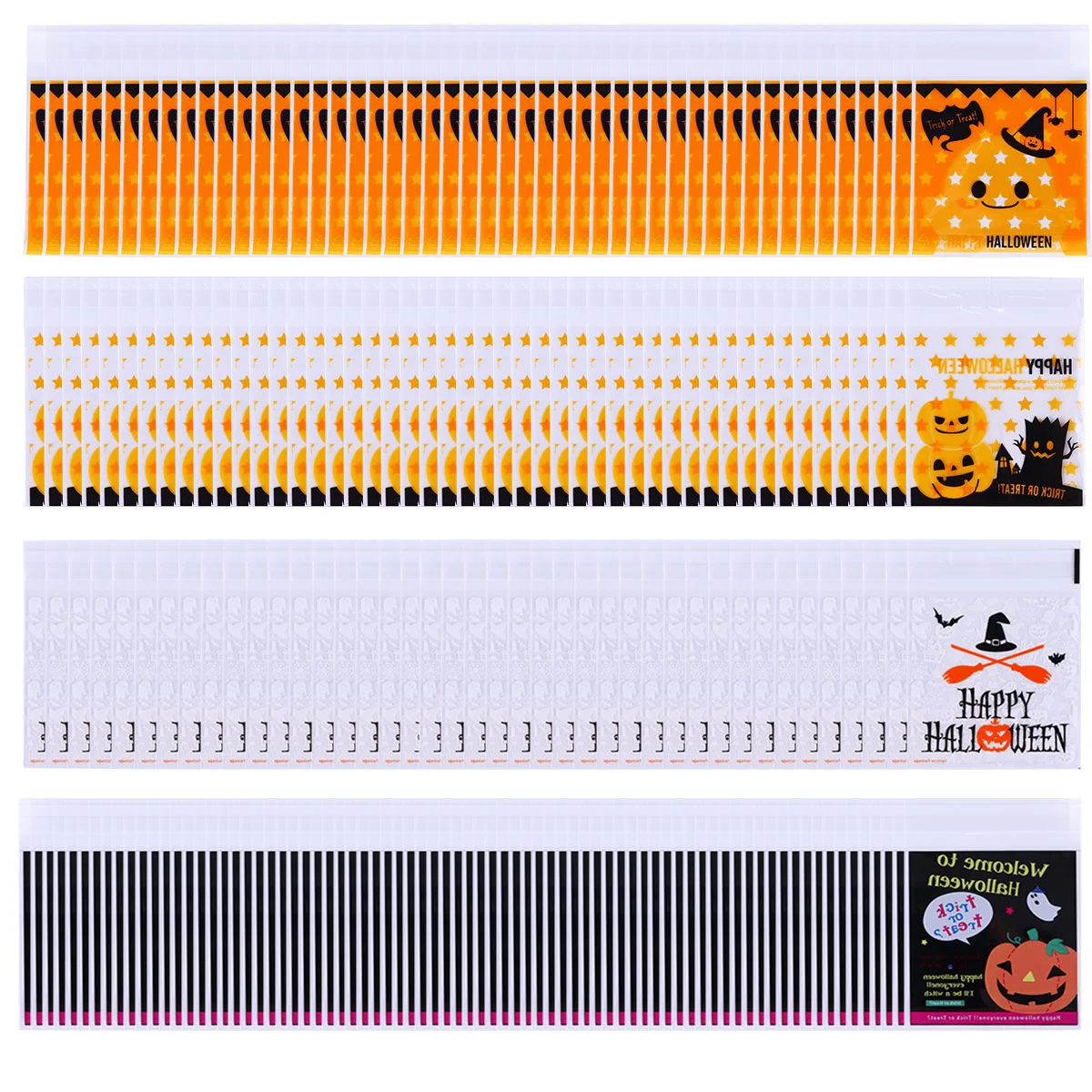 

400Pcs Bag Bakery Bags Biscuit Bag Party Bags Favor Bags Trick or Treat Bags