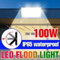 floodlight waterproof focos led 100w street lamp outdoor flood light projector landscape lighting garden wall lamp led spotlight
