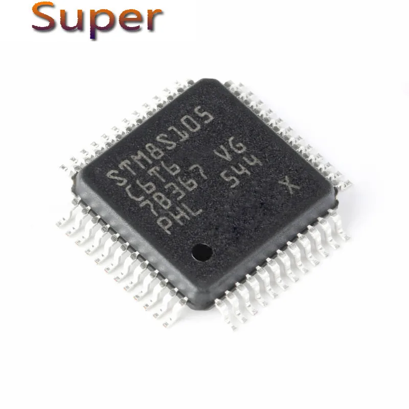 

1pcs/lot STM8S105C6T6 STM8S105 C6T6 TQFP-48 In Stock