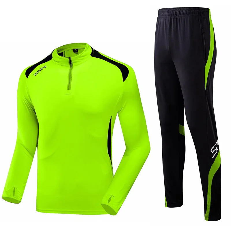 

Kids Boys Tracksuit Soccer Suit Autumn Winter Long Sleeve Sweatshirt+pant Men Running Jogging Fitness Workout Football Clothes