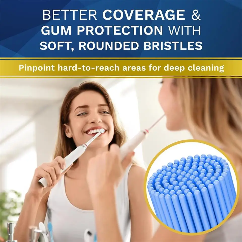 Фото Сменные насадки для зубных щеток для Oral-B Braun, электрические прецизионные чистые насадки, заправка для 7000/Pro 1000/9600/5000/3000/8000 №2