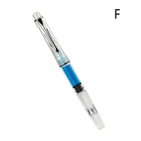 stationery gifts fountain pen students handwriting penbbs 494 business smooth ink school transparent arts piston calligraphy