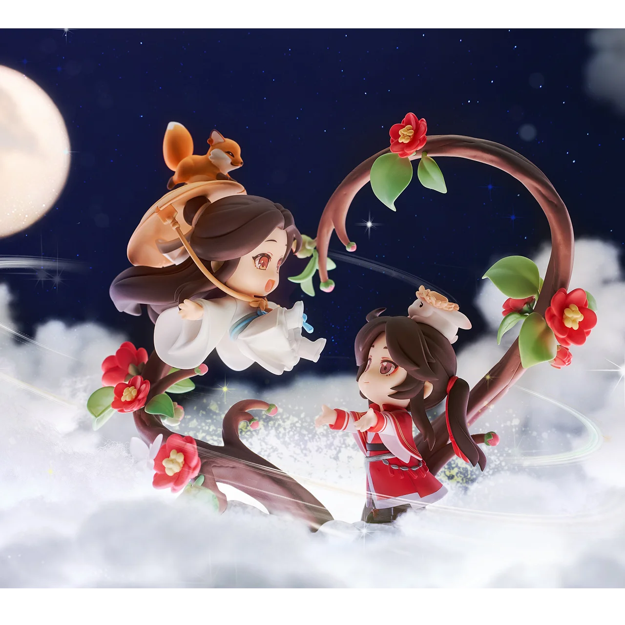 Дешево Оригинальные небесные официальные благословения Сабуро в вашем сердце Q версия аниме фигурки Xie Lian кукла ТГФ игрушки Тянь Гуань Си фу модель