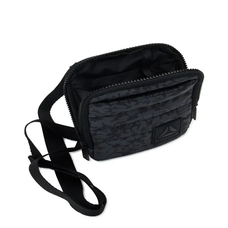 Shiny New Gorgeous  New Gorgeous Women's Eden Quilted Black Shiny Crossbody Bag with Removable Pouch - 155 Characters