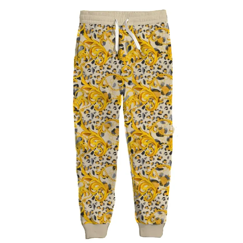 Новинка повседневная одежда в стиле барокко с леопардовым 3D принтом модные