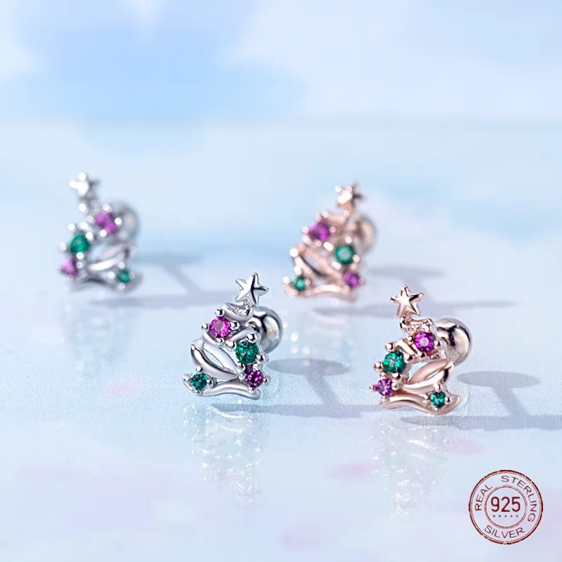 

Серьги-подвески женские из серебра 925 пробы в виде звезд