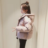 winter down padded jacket womens short korean style loose bread coat cotton jacket small padded jacket tide winter clothes