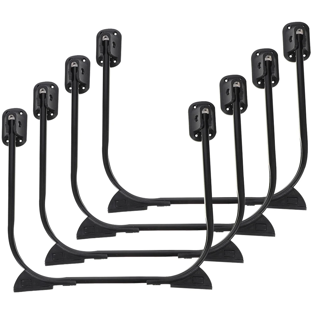 

Coffee Table Legs Metal Folding Stand Black Desk Accessories Foldable for Small